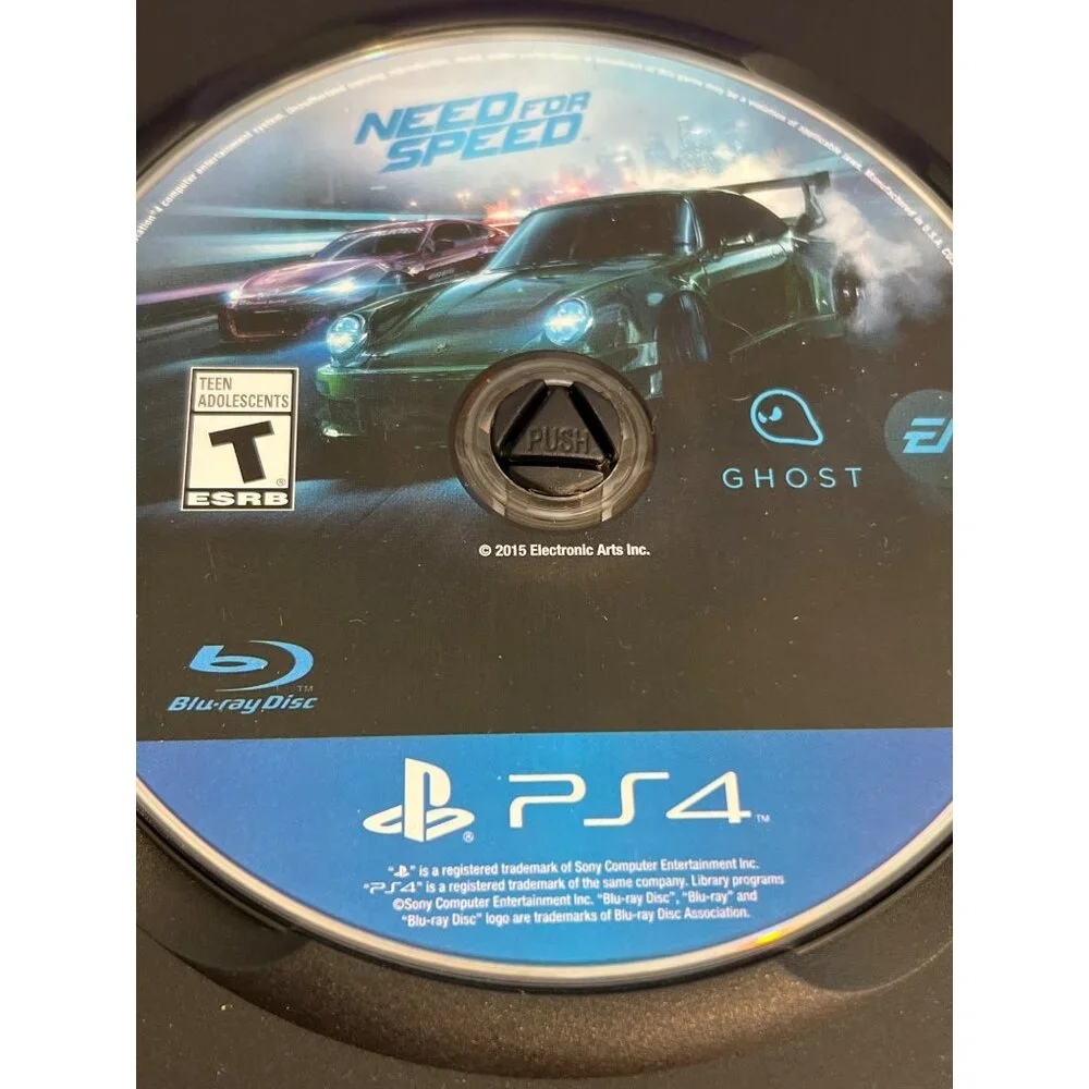 Need For Speed Racing Video Game PS4 Blu-Ray Disc Electronic Arts Case Game - Picture 2 of 3